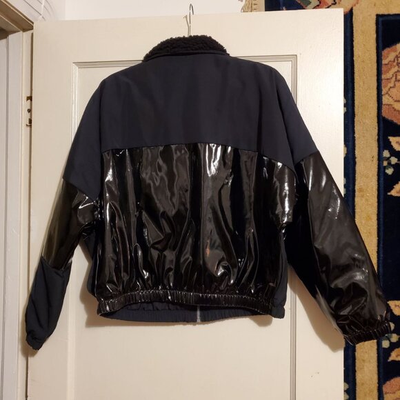 Nike mixed-media black winter bomber jacket - Picture 2 of 4